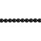 Earth's Jewels Semi-Precious 8mm Black Onyx Natural Round Beads